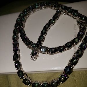 Gorgeous Mystic Topaz necklace